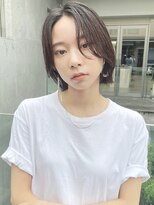 コクーン(Cocoon)&nbsp;コリアンボブ#黒髪#ボブルフ#小顔#ネビージュ#ワンレン