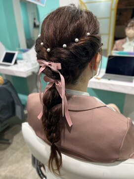 マティーナ ヘアー 池袋(Matina hair) 【推しとチェキ会 2日目!ヘアセット】