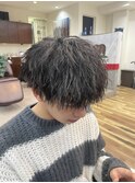 波巻きマッシュ[千葉/メンズ/メンズパーマ]