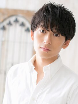 トニーアンドガイメン ホテル京阪仙台店(TONI&GUY MEN) ナチュラルなモテ髪ウェット春パーマラウンドマッシュｆ仙台