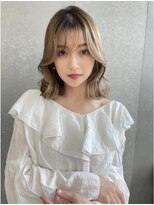 ロンド ジュルード 名古屋(Lond jeloud) トリートメント ブリーチなしダブルカラー 前髪縮毛矯正