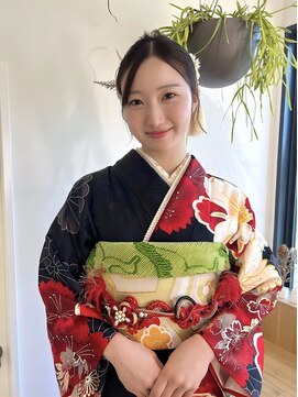 オーシャン(Ocean) 【OceanHair&Life田中愛梨】成人式ヘア!編み込みゆるふわ◎