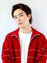 <翁長孝輔>メンズショート七三アップバング