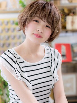 カバーヘア ブリス 志木南口駅前店(COVER HAIR bliss) ショコラアッシュ大人可愛い小顔ふわふわボブh3志木20代30代40代