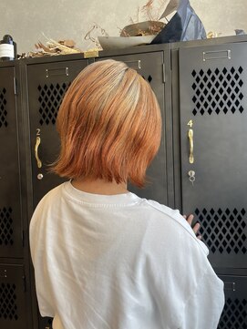 アチーブリス(achieve Liss) オレンジグラデーションカラー外国人風 ニュアンスカラー