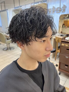 テトラ バイ ネオリーブ 横浜西口店(tetra by neolive) マッシュ　波巻きパーマ　波巻きスパイラルパーマ　横浜