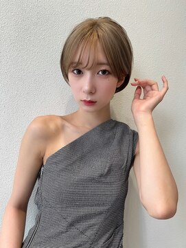 アンバー 池袋(amber) ハンサムショート/縮毛矯正/ハイライトカラー[池袋駅]