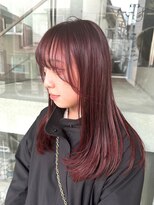 マニア(mania.)&nbsp;レッドカラーワインレッドカシスカラー暖色カラーブリーチカラー