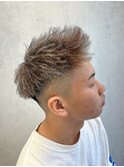 パイルツイスト×ホワイトハイライト