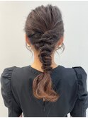 ヘアセット★編みおろし
