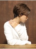 前髪長めショート