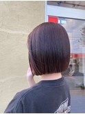 ◆艶髪切りっぱなしボブ【チェリーブラウン♪】外ハネボブでもok