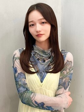 ロンドジェネルーズ 柏(Lond generous) 韓国柏顔周り縮毛矯正髪質改善レイヤー前髪カット韓国風ヘアボブ