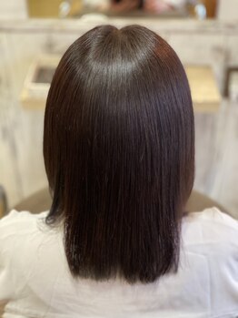 サンリサ 北本店(sanRisa)の写真/多湿でも安心の髪質改善縮毛矯正★癖毛にお悩みの方に◎丁寧なカウンセリングで理想の美髪を叶えます！
