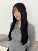 三重桑名韓国レイヤーカット顔まわりレイヤーボブヘアグレージュ
