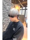 ホワイト×エンドカラー