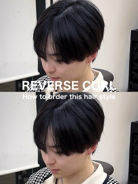 ディータ(Dita) 毛流れシースルーラウンドマッシュショート大宮メンズカット