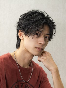 テクト バイアッシュ 吉祥寺店(Tect by Ash) フェザーパーマセンターパート毛流れパーマニュアンスパーマ