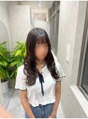 ハイレイヤー/ウェーブ巻き/ウルフ風◯梅木