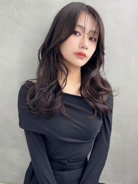 ソヨン 栄2号店(SOYON) フェイスレイヤー/小顔/レイヤーカット/暗めカラー/グレージュ