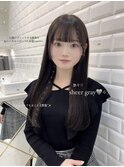 いつも来て下さるお客様のヘアレシピ＊シアーグレージュ＊新井
