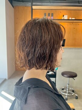 ノート(note) ボブ×デザインパーマ