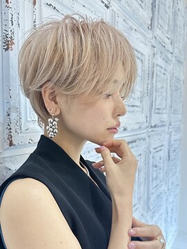 アグ ヘアー ネスト 茨木店(Agu hair nest) 大人ショートボブ 20代30代40代ヘア 小顔 大阪クビレ茨木