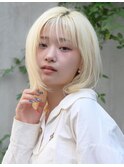 20代~顔周りレイヤー/ハイトーンミディアム