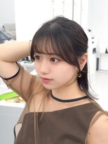 アマトウキョウスマートサロン(AMA TOKYO×Smart Salon) くびれレイヤー/顔まわりカット/レイヤーカット/小顔ヘア