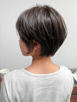 ヘアー アイス 御器所本店(HAIR ICI) 黒髪小顔レイヤーボブパーマ×暗髪透明感冬カラー