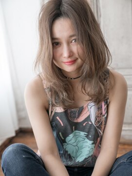 オルオル(O'olu'olu) 洗いざらし感×センターパート☆バカンスセミロング