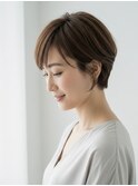 川越/ショート/ボブ/ハイライト/白髪ぼかし/白髪染め
