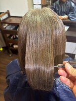 ヘアケアサロン シェーン(hair care salon Schon) 髪質改善ストレート/ミディアムボブ/艶髪/ブラウン