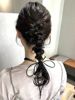シンス 銀座(since)&nbsp;ヘアセット/ヘアアレンジ/編み下ろしアレンジ/参列ヘアセット