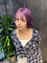 イリス 心斎橋(.elice)&nbsp;フェイスフレーミングカラーショートウルフミディアムレイヤー