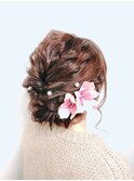 【札幌白石　ヘアセット/アップスタイル/編み込み】