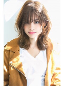 ヴェイン 渋谷(vain) 【vain#B】シースルーバングのネオウルフ