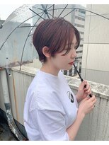 バレッタ (Barrette)&nbsp;ハイライトオレンジ×ハンサムショート