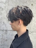 フィフス(fifth) トランクスヘア×スパイラルパーマ×かき上げヘア