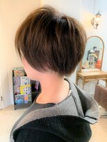 ショートオンリーサロントス(short only salon TOSS)&nbsp;【剛毛さんおすすめ】束感ボリュームアップマロンブラウンボブ