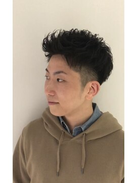 サルファ ヘアデザイン 名古屋 丸の内(S.ALPHA HAIR DESIGN) アップバングのジェットモヒカン！