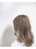 ヘアリゾートユア 新大久保店(hair resort YuA)&nbsp;レイヤーアッシュミルクティー