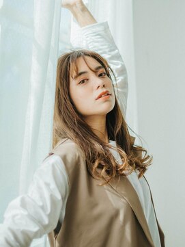 ユッカ エハ 豊中(YUCCA eha) シースルーバング/シークレットハイライト