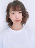 パーマ×ボブ