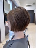 大人可愛い20代30代40代丸みボブ