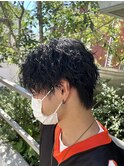 縦落ちツイストスパイラル+センターパート