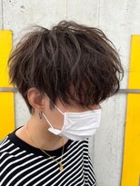 ニアウ 太田店(Niau) メンズカットウルフツイストスパイラルパーマメンズパーマ眉毛