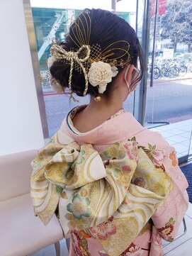 フリージュア(FREEJUA) [FREEJUA/北上尾]着物ヘアアレンジ/和装ヘア/卒業式／成人式/袴