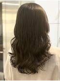 ナチュラルな巻きのコテ巻き風パーマ/韓国風パーマ/艶パーマ