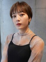 ディルト 代々木上原(DILT)&nbsp;大人かわいい小顔カットの耳かけマッシュショートヘア